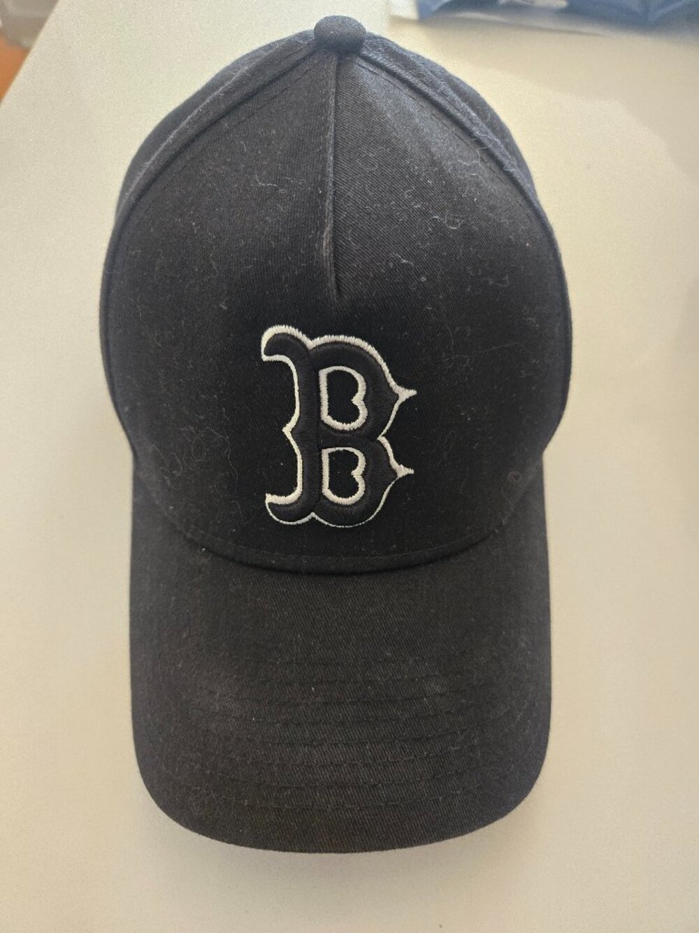 New Era 9Forty Snapback Boston Red Sox Black/White OSFM Curved Brim